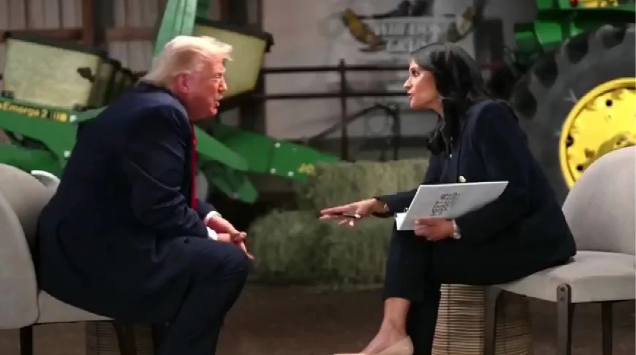 Трамп обізвав журналістку NBC і раптово пішов з інтерв'ю 1